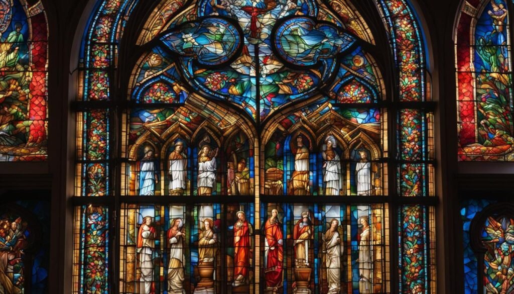 Stained Glass Windows of Sacred Heart Church