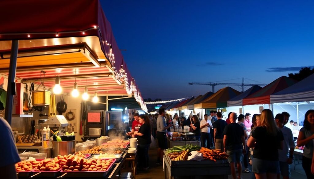 food stalls